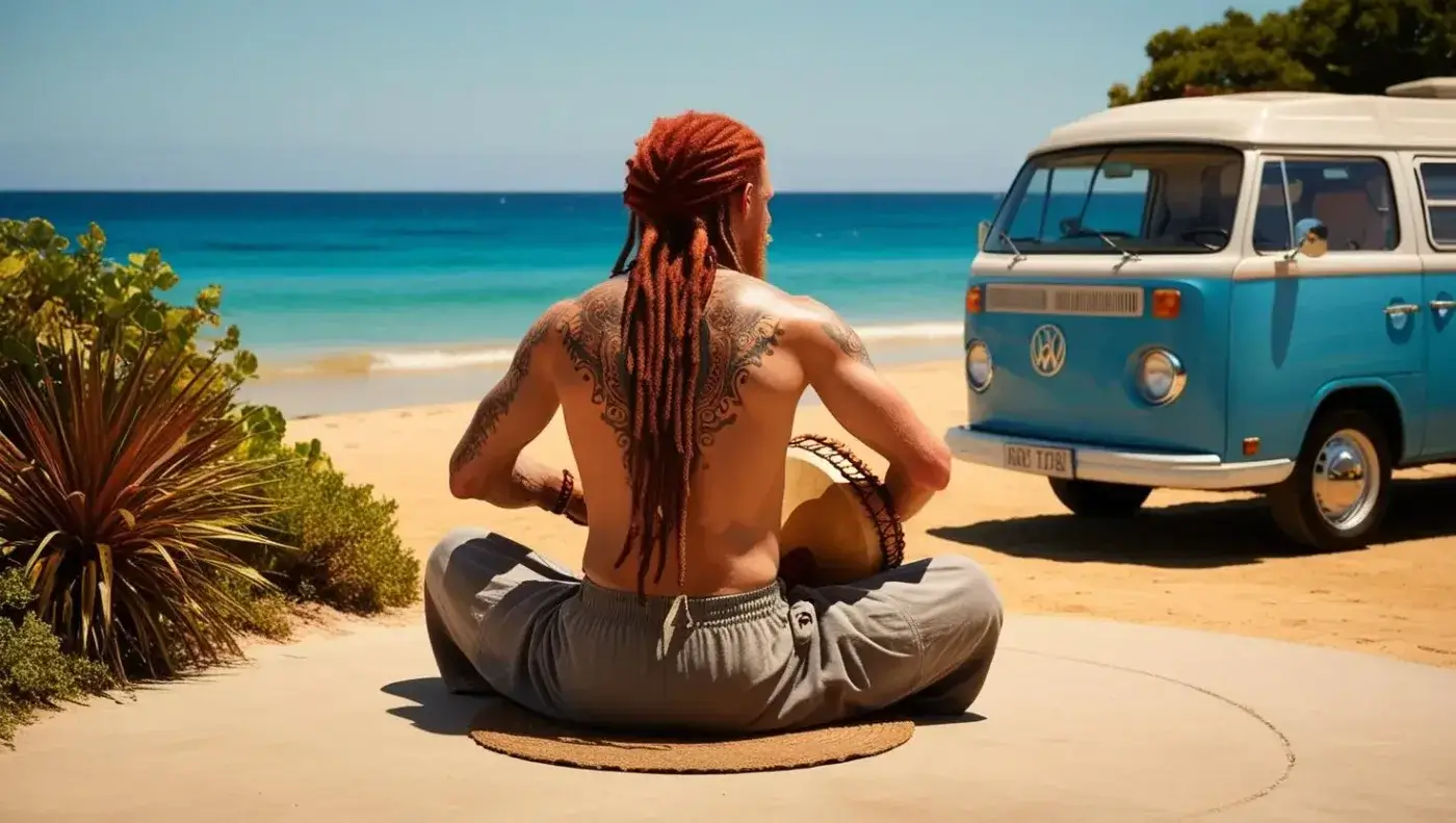 VibraDay Illustration AI Tambour by Naturonomade